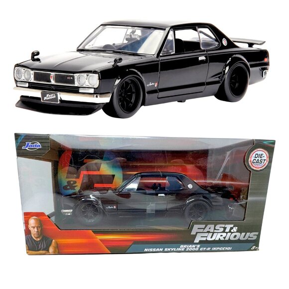 Jada Fast & Furious Brian's Nissan Skyline 2000 GT-R (KPGC10) 1:24 Diecast - Picture 1 of 9